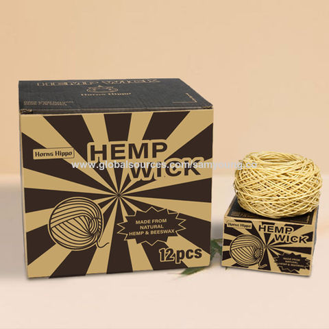 Buy Wholesale China Hemp Wick Bee Wax String For Weed Cigarette