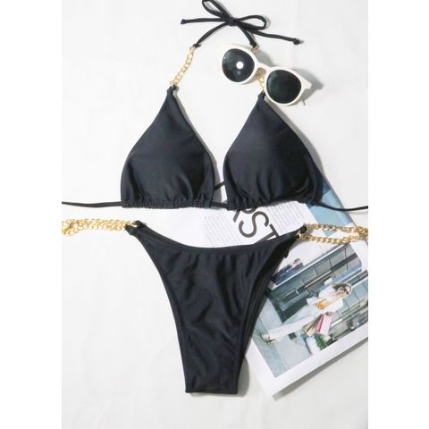 China Customized Bikinis Swimsuit Set For Women Swimwear Triangle Bathing  Suit Tie String Thong Suppliers - Factory Direct Wholesale - LEARDER