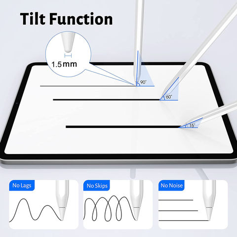 Stylet Tactile Avec Chargement Sans fil, Compatible Avec iPad Pro