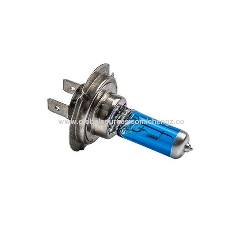 Bombilla Halógena H7 para Faros de Automóvil, 55w/70w/100w, SUPER BLANCA, Cristal de Cuarzo
