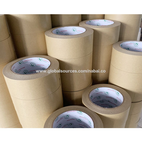Buy Wholesale China Factory Price High Tack Kraft Tape For Packing Masking  & Kraft Paper Packing Tape Masking at USD 0.388