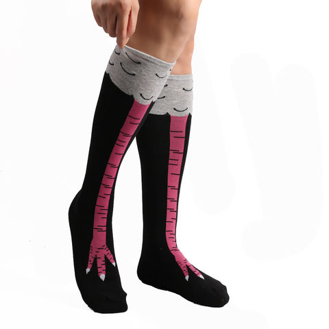 Calcetines deportivos hasta la rodilla para mujer, calcetines de algodón  suave hasta la rodilla