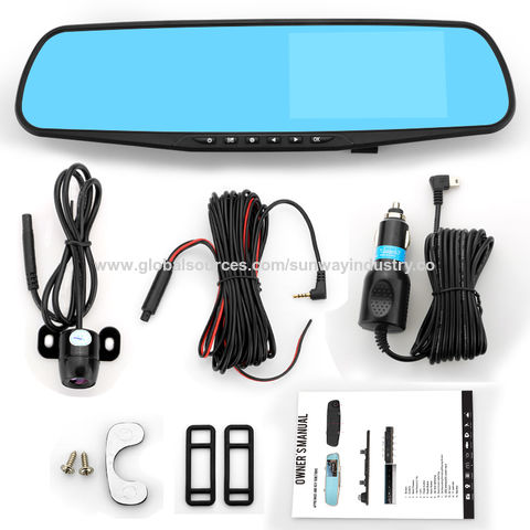 9.66' IPS Vehicle Blackbox DVR User Manual Stream Media Rear View Mirror  FHD1080p Dual Record Dash Cam - China Car DVR, Car Dash Cam