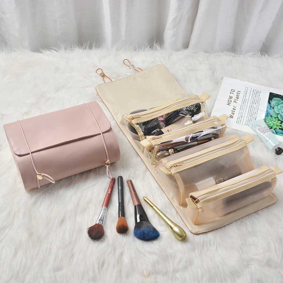 Customized 2023 Cheap 3 Layers Beige Set PU Vegan Leather Gift Luxury Designer  Makeup Cosmetic Bags & Boxes for Women - China Make up Bag Cosmetic and Cosmetic  Bags Sets price
