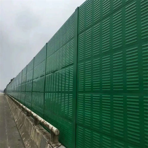 Pared de aislamiento acústico del taller, pantalla de aislamiento acústico de la comunidad de la persiana de metal, barrera de sonido de la carretera