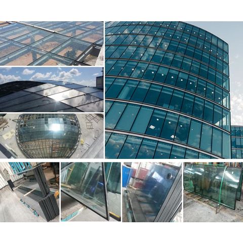 China 12mm Curtain Wall Building LowE Glass Construction Insulated Glass  factory and suppliers