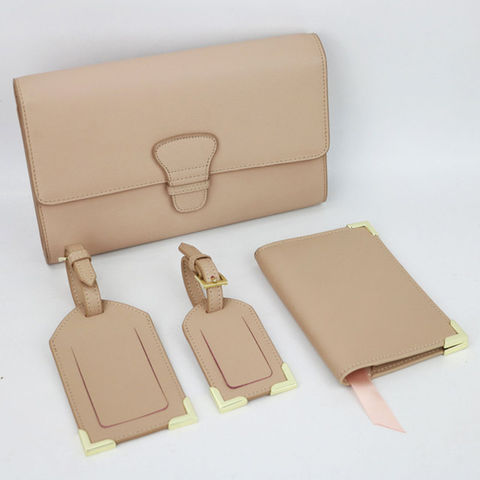 Lot De 4 Porte-Passeports Et Étiquettes Bagage - Couple Voyage - Cadeau Lune De Miel