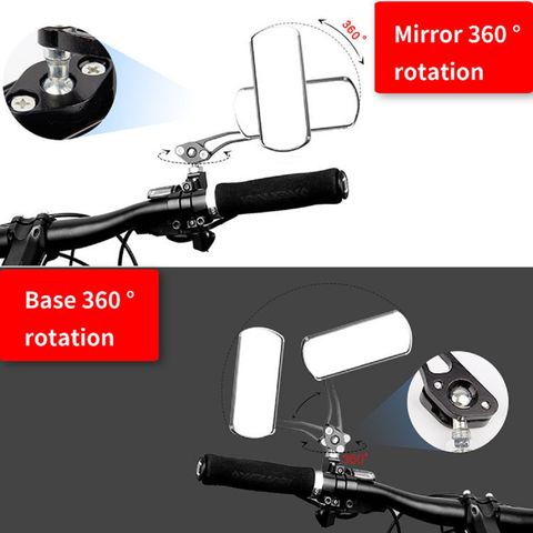 Espelho retrovisor universal para scooter elétrico, refletor para motocicleta, carro de bateria, triciclo promocional