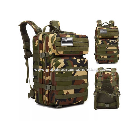 Mochila táctica militar 25L MOLLE bolsa mochila gama bolsa, Camuflaje (Acu  Camouflage), Mochilas de mochila