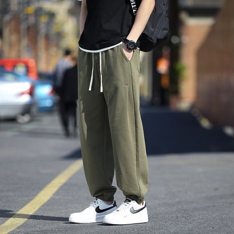 Teenage Men's Cotton Sweatpants Spring And Autumn New Fat Loose Large Size  Sweatpants Boys Handsome Fashion Casual Pants - China Wholesale Pants $14.5  from QUANZHOU HOPECOME ELECTRONIC CO.,LTD.