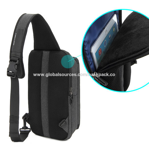Lässige Single Shoulder Crossbody Bag Multifunktionale Outdoor Herren Brusttasche Rucksack