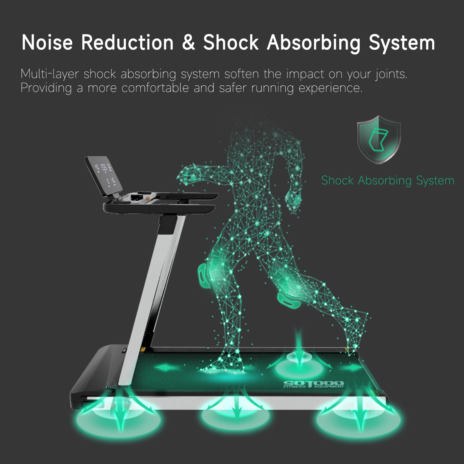 Buy Wholesale China Free Assembly Home Use Foldable Treadmill & Fitness