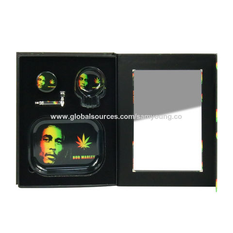 Buy Wholesale China Herb Grinder Kit Wholesale 4 Layer Weed Grinder Oem  Ashtray Rolling Tray Mental Pipe Smoking Set & Herb Grinder at USD 6.5