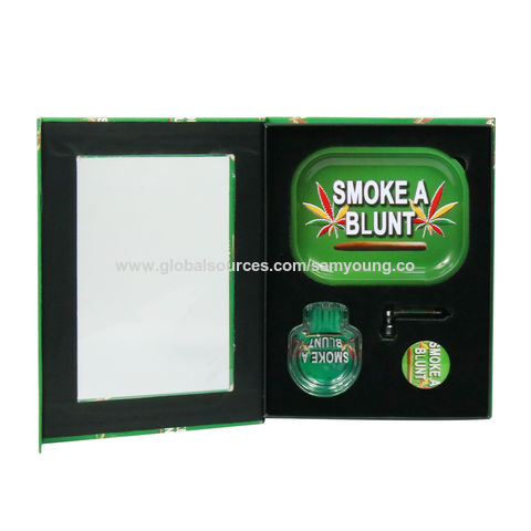 Wholesale Accessories Smoke Metal Tray Rolling Tray with Herb Grinder Blunt  Holder Sets - China Aluminum Alloy Herb Grinder and Hemp Aluminum Alloy  Grinder price