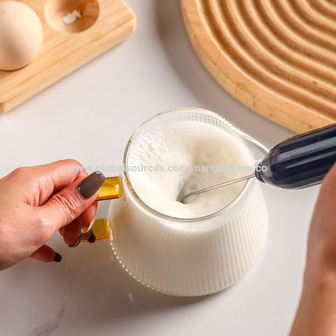 Espumador de leche portátil para capuchino, Espumador de café, batidor de  huevos, recargable por USB, agitador de Chocolate y alimentos, herramientas  de cocina