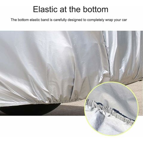 Tofern Demi Housse pour Auto étanche de Protection pour Voiture Imperméable  Anti Neige Anti Solaire-été et Hiver