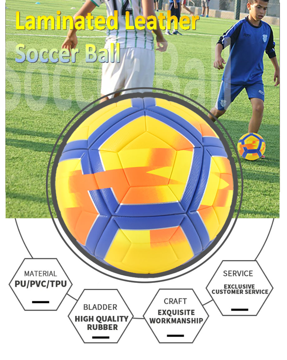 Buy China Wholesale Customize Soccer Ball Wholesale Football Printing Laminated Leather Sport