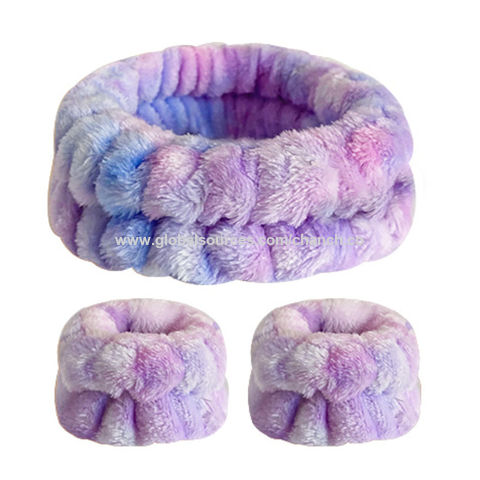 Tie Dye Spa Headband And Matching Wristbands Set, Teen Girls Fuzzy Skincare  Headbands, Kids Soft Facial Makeup Skin Care Head Band - China Wholesale Tie  Dye Spa Headband $0.8 from Chanch Accessories