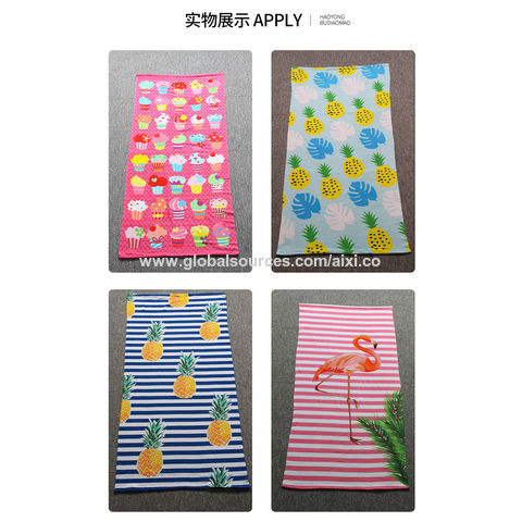 Buy Wholesale China Wholesale Brand Name Full Color Printed Quick Dry Sand  Free Microfiber Beach Towel Antibacterial & Beach Towel Antibacterial at  USD 2.2