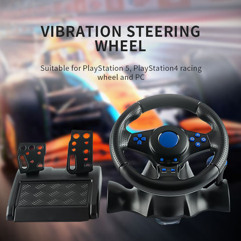 Racing Wheel,PS4 Gaming Steering Wheels Volante 180° Pedals Shifter for  Windows PC /Playstation 4 /PS3/Switch 