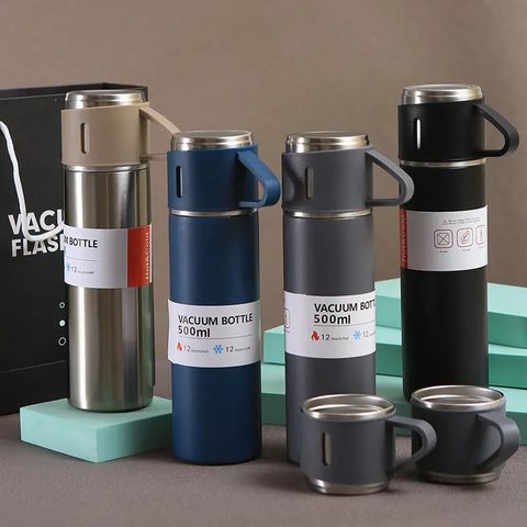Buy Wholesale China Eco-friendly Promotional Gift Items Luxury Stainless  Steel Cup Customised Gifts Thermos Vacuum Flask Set 2 Cups & Gift Sets at  USD 9.9