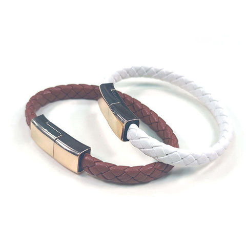 Cables cargador USB C al por mayor popular pulsera de cuero portátil Cables de carga rápida para iPhone 14 cables de carga de teléfono móvil