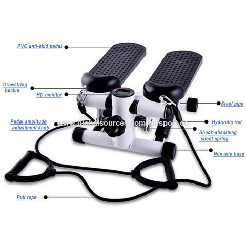 Home Gym Exercise Mini Stepper Air Climber Machine with Resistance