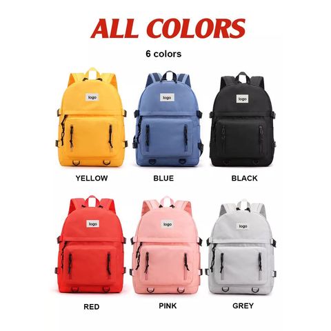 VASCHY Mochila escolar para hombre, unisex, grande, mochila escolar  informal para escuela secundaria, universidad, adolescentes, viajes,  trabajo, Rojo