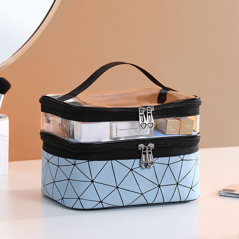 Large Capacity Travel Toiletry Cosmetic Bag PVC Wash Bag Storage Makeup  Bags Organizer with Handle Toiletry Bag for Purse