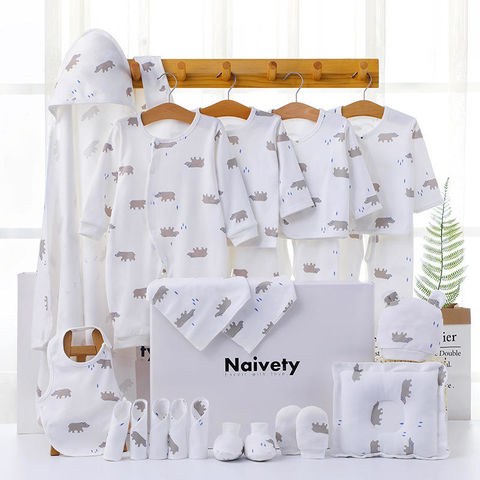 Achetez en gros Roupas De Bebe nouveau ne vetements Pour Nouveau ne Cadeau Pour Bebe 100 Coton Ensembles Solides Couronne Unisexe Ensemble Cadeau Pour Bebe Chine et Vetements Nouveau ne Bebe Cadeau 10...