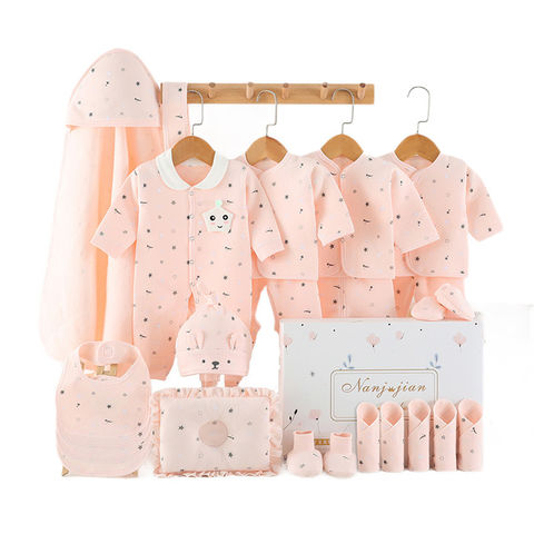 Compre Ropa De Bebé Recién Nacido Regalo 100% Algodón Sólido