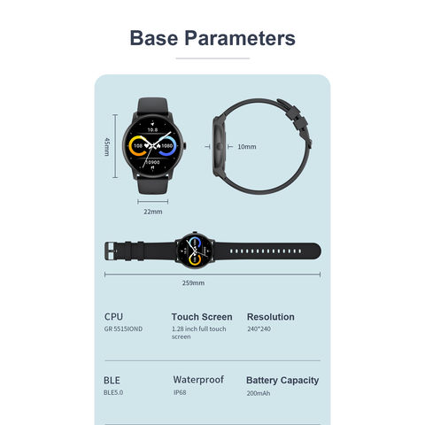 Basic parameters smart discount watch