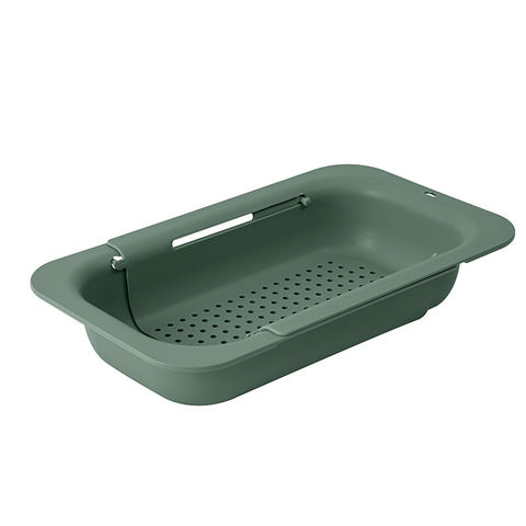 Colador Escurridor de Fregadero - Cesta para Lavar Verduras y Frutas, Escurrir Pasta Cocida - Extensible - Artículos de Cocina Esenciales