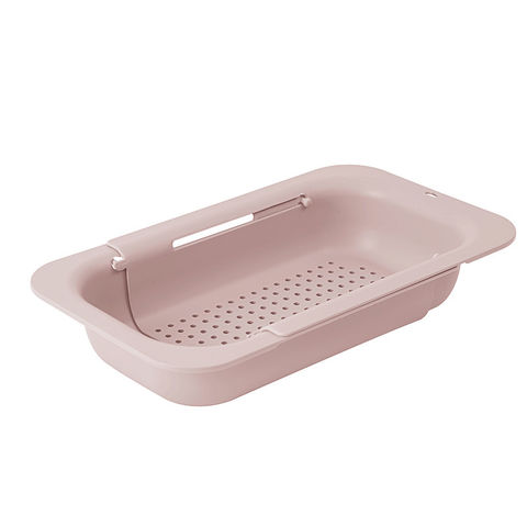 Colador Escurridor de Fregadero - Cesta para Lavar Verduras y Frutas, Escurrir Pasta Cocida - Extensible - Artículos de Cocina Esenciales