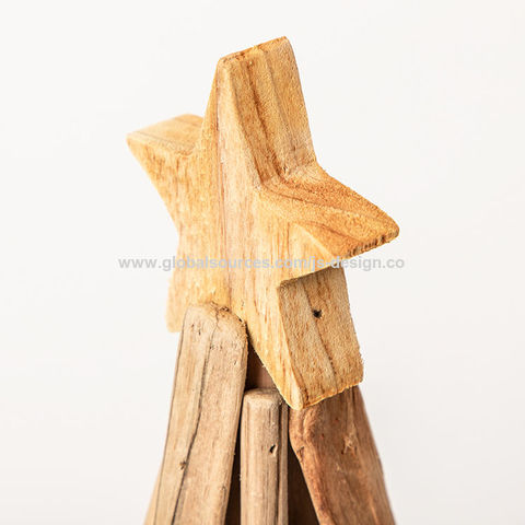 Buy Wholesale China With A Five-pointed Star Small Driftwood Christmas  Wooden Tree For Christmas Decoration Arbol De Navidad Crafts Navidad  Arvores & Wooden at USD 3.4