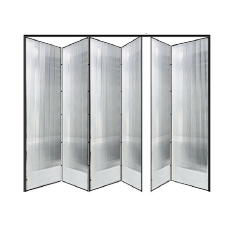 L'accordéon porte pliante la conception des portes en verre de pliage en  aluminium - Chine Patio de la conception de la porte coulissante,  l'aluminium porte en verre Bi-Fold