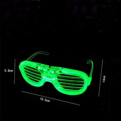 Compre Gafas Led Con Obturador Para Adulto Para Niño Y Niña, Gafas De Sol  Luminosas, Disfraz De Cosplay, Decoración Para Fiesta De Cumpleaños y Gafas  Led Para Niños de China por 0.99