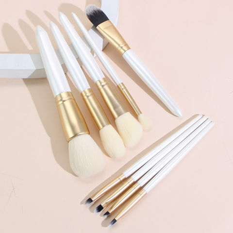 Buy Wholesale China Makeup Brush Set 9 Pcs White Makeup Brush Cruelty Free  Super Soft Loose Powder Eye Shadow Brush & Makeup Brush at USD 6.06