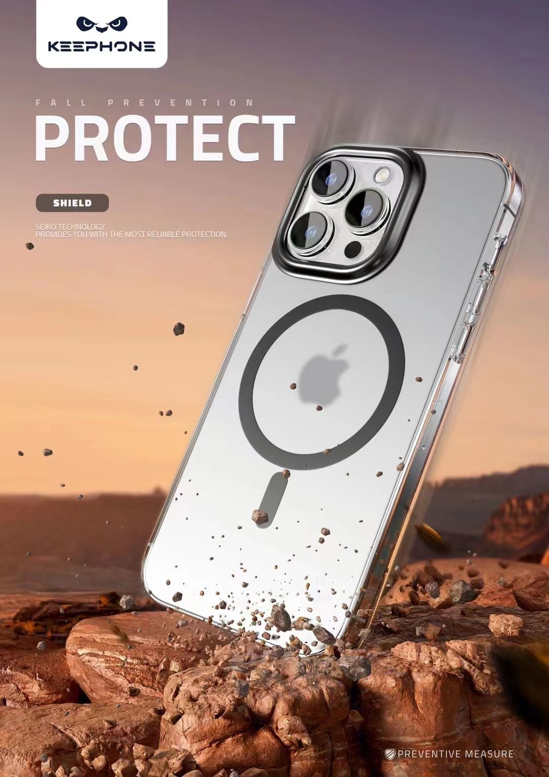 Buy Wholesale China Keephone Anti-fall Shockproof Metal Edge