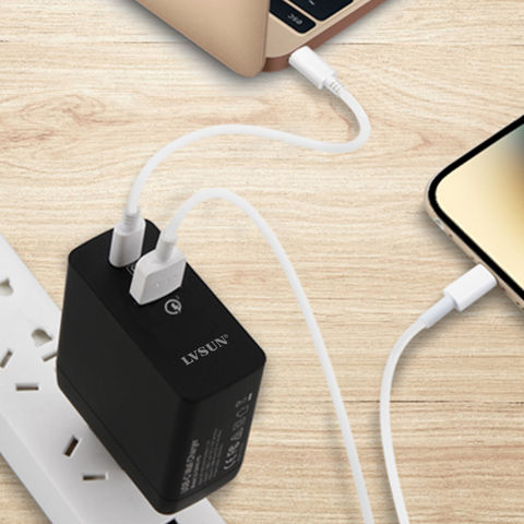 Universal - 120W USB C PD Chargeur rapide QC4.0 QC3.0 Chargeur de téléphone  portable pour ordinateur portable Tablette