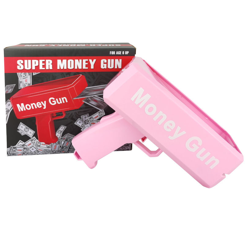 Buy Wholesale China Automatic Printed Dollar Euro Money Gun Props Notes