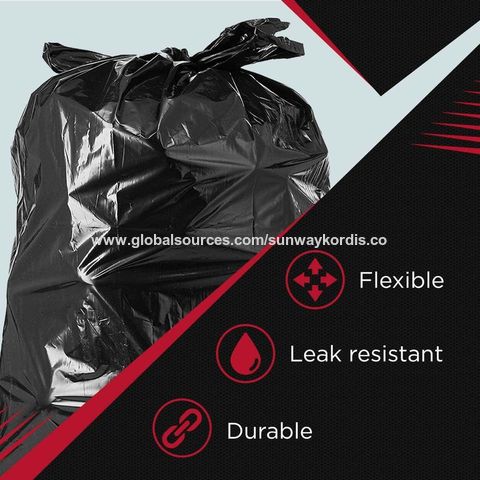 Buy Wholesale China Factory Customizable Plastic Big Black Bin Bags Huge  Garbage Bag Hdpe Ldpe Trash Bags 55 Gallon & Garbage Bags at USD 0.01