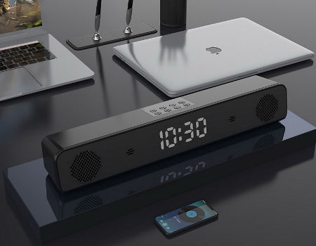 Buy Wholesale China Rgb Light Soundbar Bluetooth Speaker Compatible ...