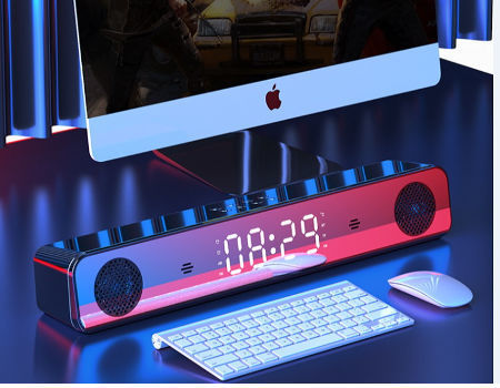 Buy Wholesale China Rgb Light Soundbar Bluetooth Speaker Compatible ...