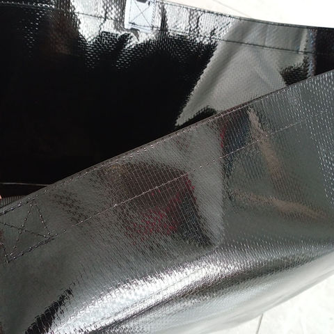 Saco de compras tecido jacquard PP com laminação de design personalizado
