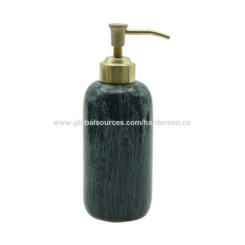 Foam Dispenser 12 oz, Ceramic Hand Pump Dispenser Beige Foaming Soap  Dispenser Dish Liquid Dispenser for Kitchen Bathroom Hand Wash Bottle