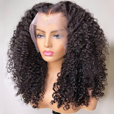Perruque Lace Frontal Wig 360 Brésilienne Bouclée, Cheveux