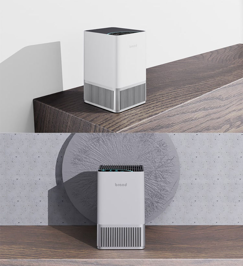 Household Air Purifiers Smoke Pet Hair Remover Desktop Air Cleaner Home