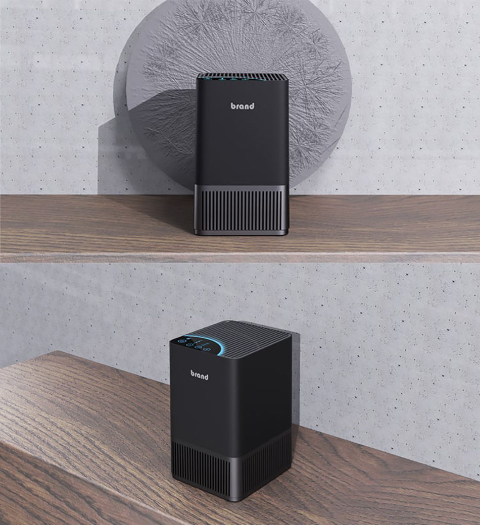 Household Air Purifiers Smoke Pet Hair Remover Desktop Air Cleaner Home