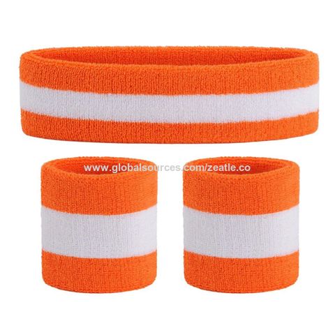Bandeaux de Sudation/Serre-têtes de Sport Pas Chers - Bandeaux Anti-transpiration Athlétiques en Tissu Éponge pour Basketball en Gros